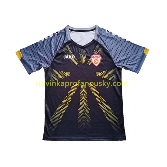 Severní Makedonie Dres Alternativní Fotbalové Dresy pro Muže 2023 Krátký rukáv