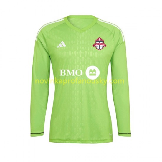 Toronto FC Dres Brankářské Domácí Fotbalové Dresy pro Muže 2023 Dlouhý rukáv