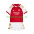 Arsenal Dres Domácí Fotbalové Dresy pro Děti 2023-2024 Krátký rukáv