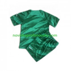 Atlético Madrid Dres Brankářské Venkovní Fotbalové Dresy pro Děti 2023-2024 Krátký rukáv