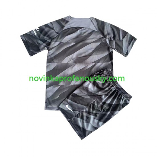 Atlético Madrid Dres Brankářské Domácí Fotbalové Dresy pro Děti 2023-2024 Krátký rukáv