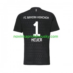 FC Bayern Mnichov Dres Manuel Neuer 1 Brankářské Domácí Fotbalové Dresy pro Muže 2023-2024 Krátký rukáv