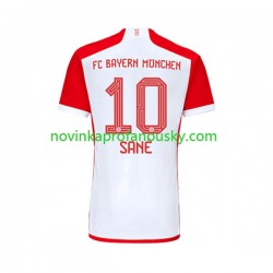 FC Bayern Mnichov Dres Leroy Sane 10 Domácí Fotbalové Dresy pro Muže 2023-2024 Krátký rukáv