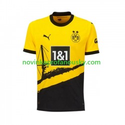 Borussia Dortmund Dres Domácí Fotbalové Dresy pro Muže 2023-2024 Krátký rukáv