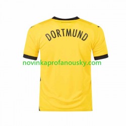 Borussia Dortmund Dres Domácí Fotbalové Dresy pro Muže 2023-2024 Krátký rukáv