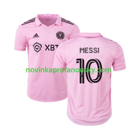 Inter Miami Dres Lionel Messi 10 Domácí Fotbalové Dresy pro Muže 2023 Krátký rukáv