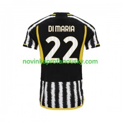Juventus Dres Angel Di Maria 22 Domácí Fotbalové Dresy pro Muže 2023-2024 Krátký rukáv
