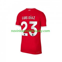 Liverpool Dres Luis Diaz 23 Domácí Fotbalové Dresy pro Muže 2023-2024 Krátký rukáv