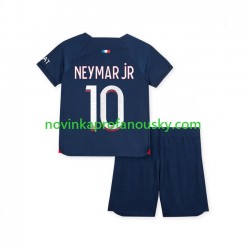 Paris Saint-Germain Dres Neymar Jr 10 Domácí Fotbalové Dresy pro Děti 2023-2024 Krátký rukáv
