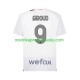 AC Milán Dres Olivier Giroud 9 Venkovní Fotbalové Dresy pro Muže 2023-2024 Krátký rukáv