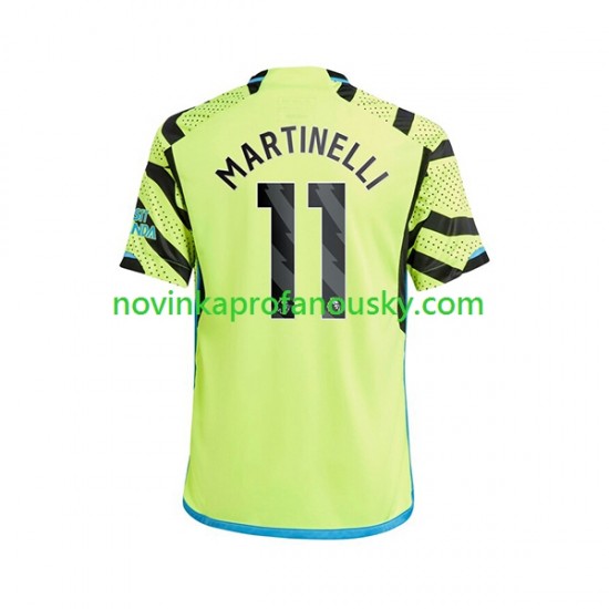 Arsenal Dres Gabriel Martinelli 11 Venkovní Fotbalové Dresy pro Muže 2023-2024 Krátký rukáv