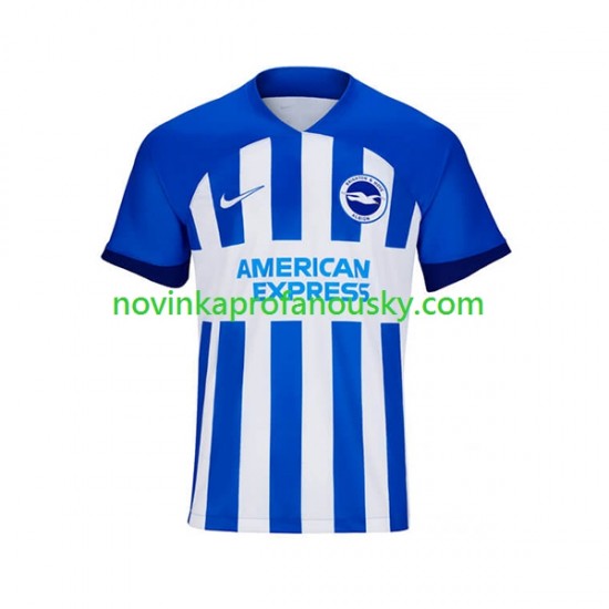 Brighton & Hove Albion Dres Domácí Fotbalové Dresy pro Muže 2023-2024 Krátký rukáv
