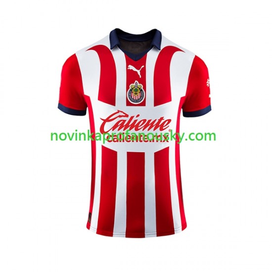 CD Guadalajara Dres Domácí Fotbalové Dresy pro Muže 2023-2024 Krátký rukáv