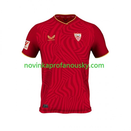 Sevilla FC Dres Venkovní Fotbalové Dresy pro Muže 2023-2024 Krátký rukáv