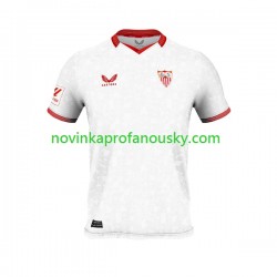 Sevilla FC Dres Domácí Fotbalové Dresy pro Muže 2023-2024 Krátký rukáv