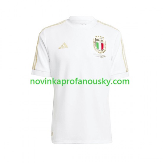 Itálie Dres Anniversary Domácí Fotbalové Dresy pro Muže 2023 Krátký rukáv