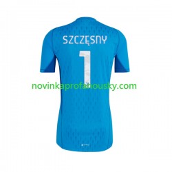 Juventus Dres Wojciech Szczesny 1 Brankářské Domácí Fotbalové Dresy pro Muže 2023-2024 Krátký rukáv