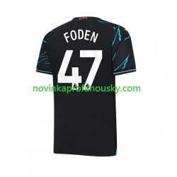 Manchester City Dres Phil Foden 47 Alternativní Fotbalové Dresy pro Muže 2023-2024 Krátký rukáv