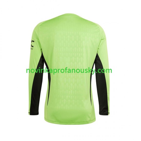 Manchester United Dres Brankářské Domácí Fotbalové Dresy pro Muže 2023-2024 Dlouhý rukáv