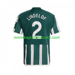 Manchester United Dres Lindelof 2 Venkovní Fotbalové Dresy pro Muže 2023-2024 Krátký rukáv