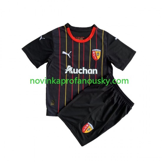 RC Lens Dres Venkovní Fotbalové Dresy pro Děti 2023-2024 Krátký rukáv
