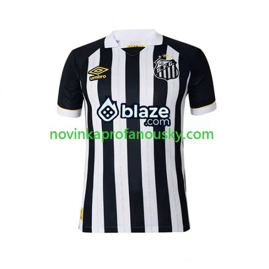Santos FC Dres Venkovní Fotbalové Dresy pro Muže 2023-2024 Krátký rukáv