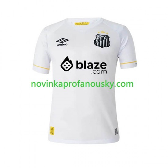 Santos FC Dres Domácí Fotbalové Dresy pro Muže 2023-2024 Krátký rukáv