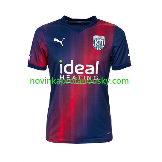 West Bromwich Albion Dres Alternativní Fotbalové Dresy pro Muže 2023-2024 Krátký rukáv