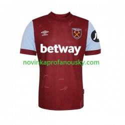 West Ham United Dres Domácí Fotbalové Dresy pro Muže 2023-2024 Krátký rukáv