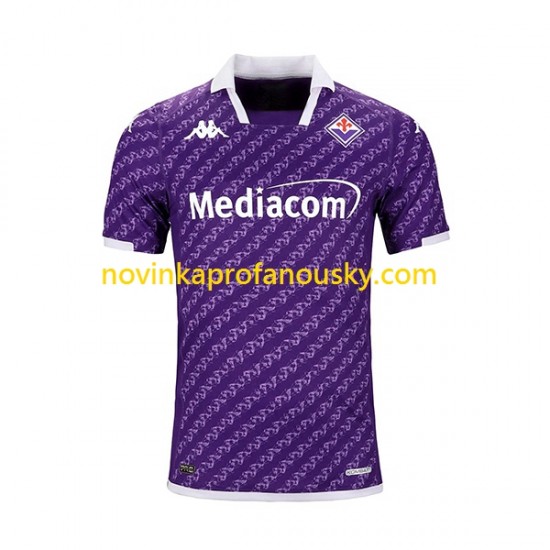 ACF Fiorentina Dres Domácí Fotbalové Dresy pro Muže 2023-2024 Krátký rukáv