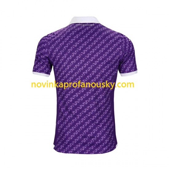 ACF Fiorentina Dres Domácí Fotbalové Dresy pro Muže 2023-2024 Krátký rukáv