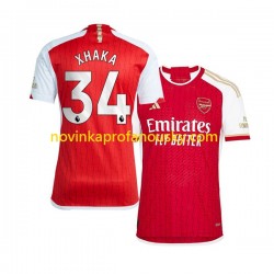 Arsenal Dres Xhaka 34 Domácí Fotbalové Dresy pro Muže 2023-2024 Krátký rukáv
