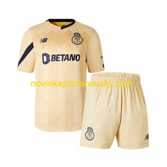 FC Porto Dres Venkovní Fotbalové Dresy pro Děti 2023-2024 Krátký rukáv