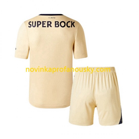 FC Porto Dres Venkovní Fotbalové Dresy pro Děti 2023-2024 Krátký rukáv