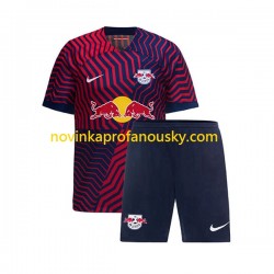 RB Leipzig Dres Venkovní Fotbalové Dresy pro Děti 2023-2024 Krátký rukáv