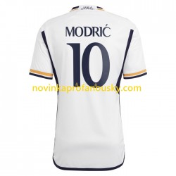 Real Madrid Dres Modrić 10 Domácí Fotbalové Dresy pro Muže 2023-2024 Krátký rukáv