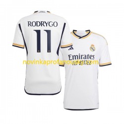 Real Madrid Dres Rodrygo Goes 11 Domácí Fotbalové Dresy pro Muže 2023-2024 Krátký rukáv