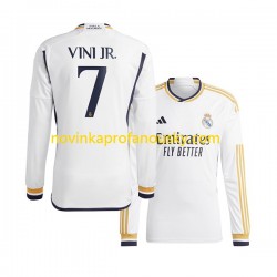 Real Madrid Dres Vinicius Junior 7 Domácí Fotbalové Dresy pro Muže 2023-2024 Dlouhý rukáv