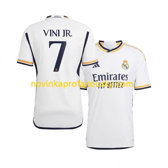 Real Madrid Dres Vinicius Junior 7 Domácí Fotbalové Dresy pro Muže 2023-2024 Krátký rukáv