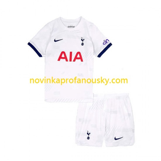 Tottenham Hotspur Dres Domácí Fotbalové Dresy pro Děti 2023-2024 Krátký rukáv