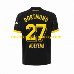 Borussia Dortmund Dres Karim Adeyemi 27 Venkovní Fotbalové Dresy pro Muže 2023-2024 Krátký rukáv