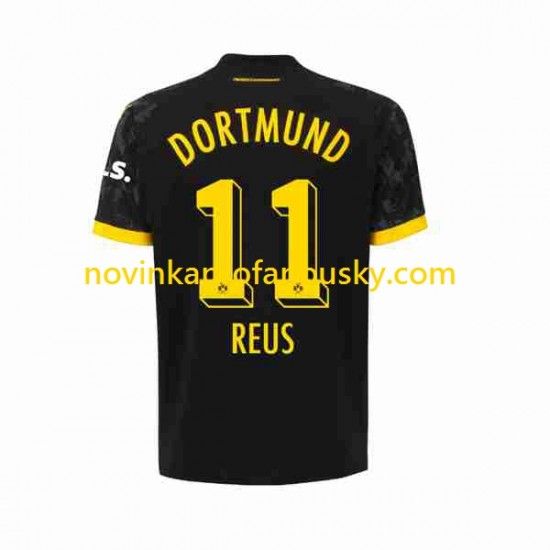 Borussia Dortmund Dres Marco Reus 11 Venkovní Fotbalové Dresy pro Muže 2023-2024 Krátký rukáv