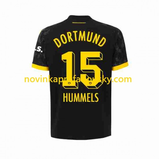Borussia Dortmund Dres Mats Hummels 15 Venkovní Fotbalové Dresy pro Muže 2023-2024 Krátký rukáv