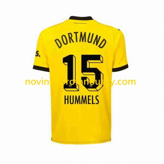 Borussia Dortmund Dres Mats Hummels 15 Domácí Fotbalové Dresy pro Muže 2023-2024 Krátký rukáv