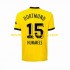 Borussia Dortmund Dres Mats Hummels 15 Domácí Fotbalové Dresy pro Muže 2023-2024 Krátký rukáv