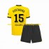 Borussia Dortmund Dres Mats Hummels 15 Domácí Fotbalové Dresy pro Děti 2023-2024 Krátký rukáv
