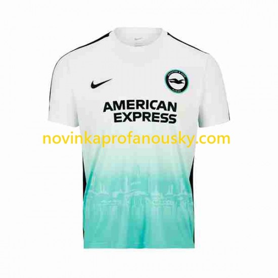 Brighton & Hove Albion Dres Alternativní Fotbalové Dresy pro Muže 2023-2024 Krátký rukáv