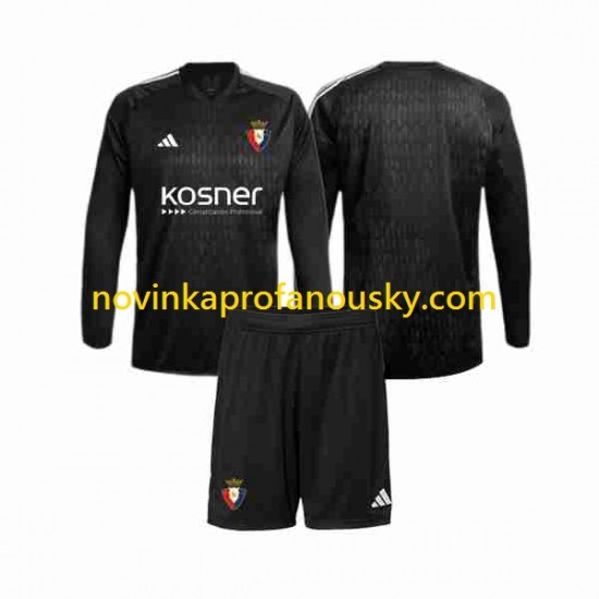 CA Osasuna Dres Brankářské Venkovní Fotbalové Dresy pro Děti 2023-2024 Dlouhý rukáv