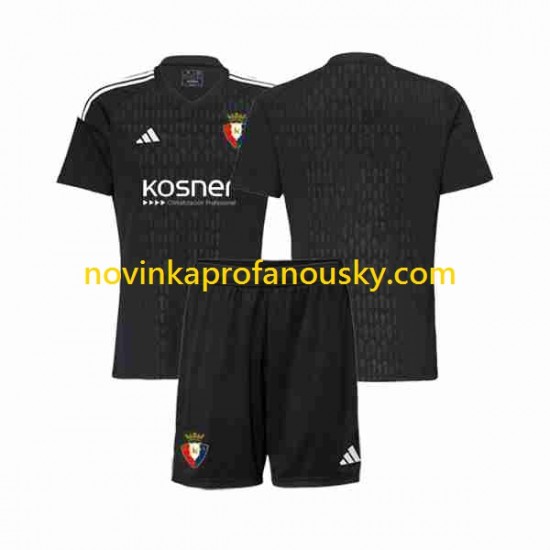 CA Osasuna Dres Brankářské Venkovní Fotbalové Dresy pro Děti 2023-2024 Krátký rukáv