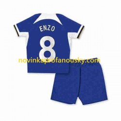 Chelsea Dres Enzo Fernandez 8 Domácí Fotbalové Dresy pro Děti 2023-2024 Krátký rukáv